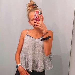 aerie shirt with tassels